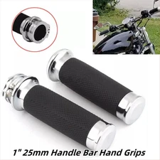 Motorcycle 1"Cable Throttle Hand Grips For Harley Street Glide Road King Softail