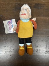 Disney Store Pinocchio's Geppetto 8" Mini Bean Bag Plush Toy Stuffed Toy