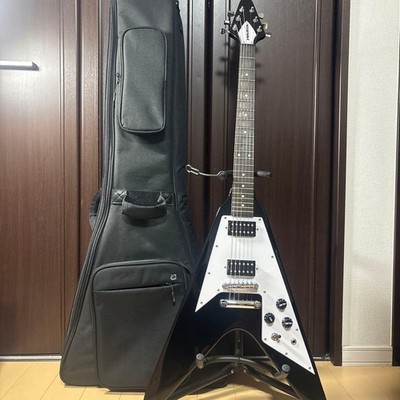 Flying V PlayTech Electric Guitar Black | eBay