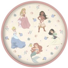 Zak Designs Four 4 Melamine DISNEY PRINCESS 8" Diameter Plates 1