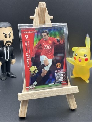 2008-09 Panini SEGA WCCF EXTRA Dimitar Berbatov Manchester United refractor card