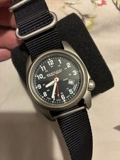 Bertucci A-2T Titanium Field Watch 200m WR Black Dial NATO Strap