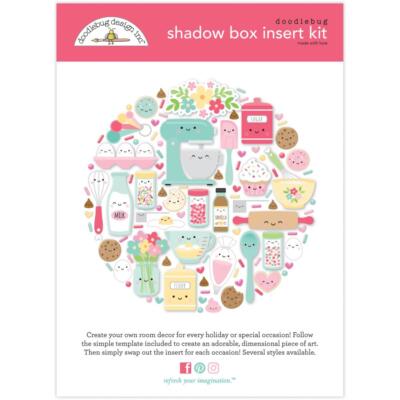Doodlebug ~ SHADOW BOX INSERT KIT ~ Made with Love