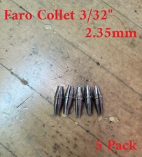 5 Faro Collet 3/32" / 2.35mm Quick Change Handpiece # 012.010 "ORIGINAL" ITALY