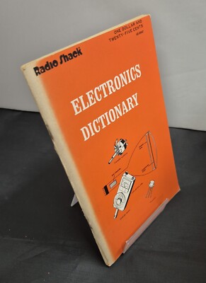 Electronics Dictionary Radio Shack/Tandy Corp Pub (PB, 1975) 1st Ed 4th Print