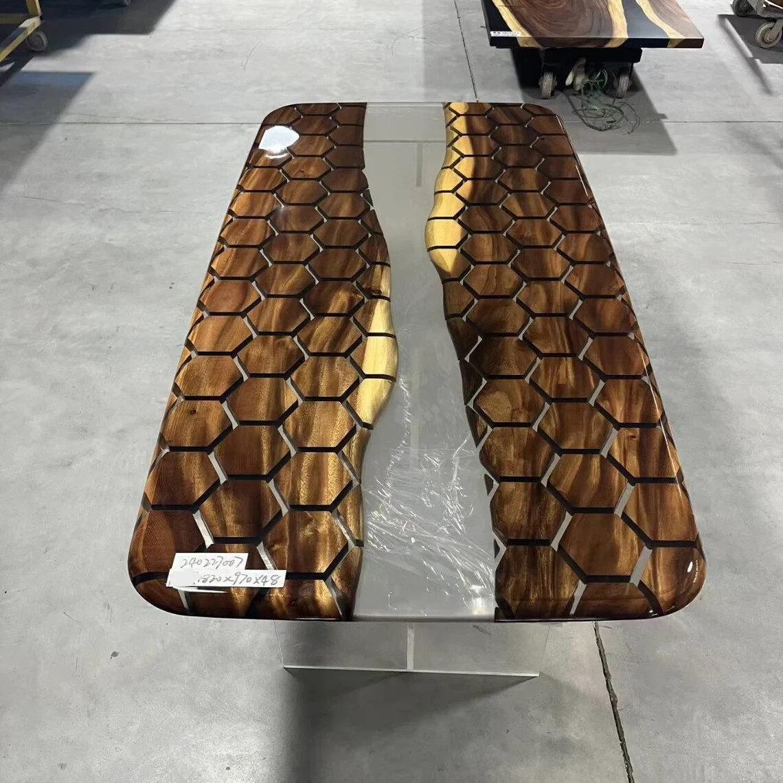 epoxy resin table, wooden coffee table handmade furniture fathers day gift