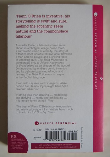 FLANN O'BRIEN / THE THIRD POLICEMAN / PBK HARPER MODERN CLASSICS P.S. EDTN 2007 - Picture 2 of 3