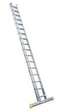 ALUMINIUM TRADE EN131 PROFESSIONAL LADDER DOUBLE EXTENSION 4.9M - 8.8M LYTE