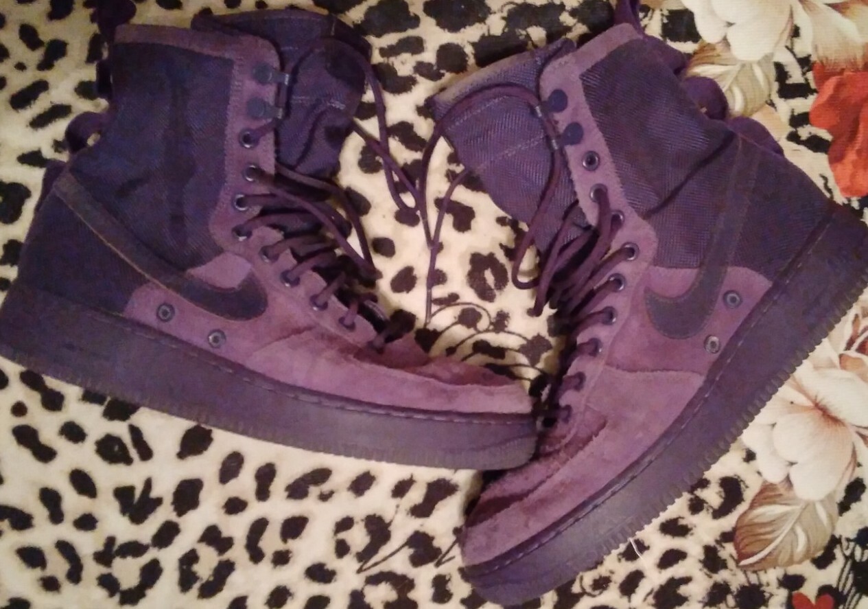 nike sf air force 1 high court purple