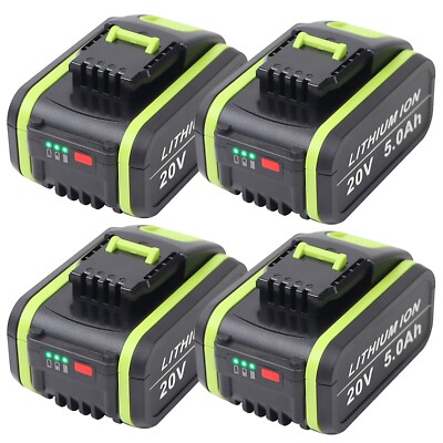 Für Original Worx 20V MAX 5,0Ah Lithium-Ionen Akku WA3551.1, WA3572, WA3553 Neu