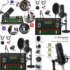 MEJOR Equipo Grabacion Musica Estudio Casa Microfono DJ Mezclador Podcast Kit