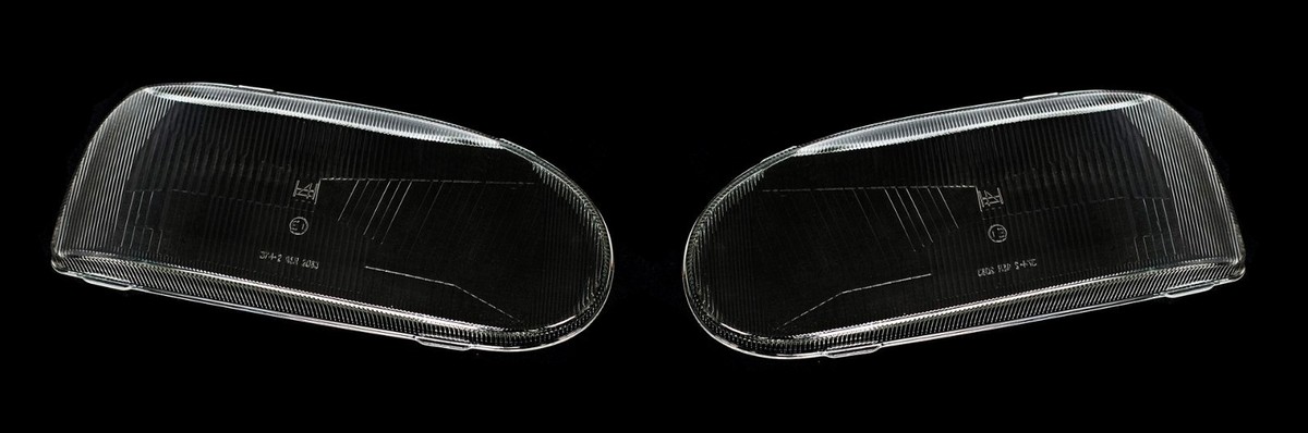 VW VOLKSWAGEN GOLF Mk3 III Headlight Glass Lens PAIR ( Left +