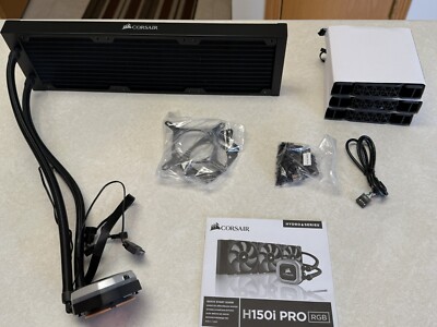 Corsair Hydro Series H150i Pro RGB Low Noise 360mm Liquid Cooler (CW-9060031-WW)