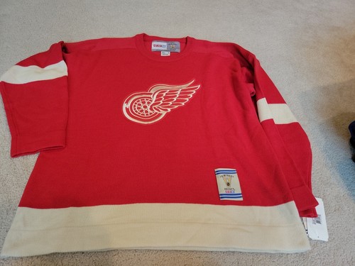MAILLOT RETOUR SIGNÉ HOF BILL GADSBY DETROIT AILES ROUGES 100 % GARANTI... - Photo 6/9
