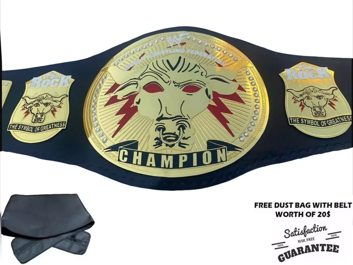 Championship Belt WWE Belt The Rock Brahma Bull Replica