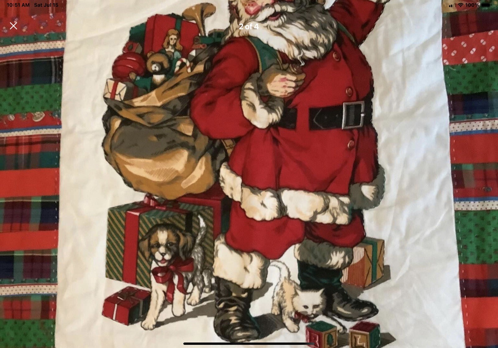 3 Handmade Quilted Christmas Wall Hangings eBay