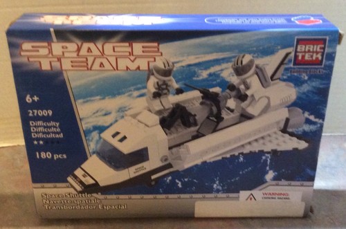 2 Bric Tek Space Team Blocks Sets - Space Defender & Shuttle - NEW - Picture 6 of 11
