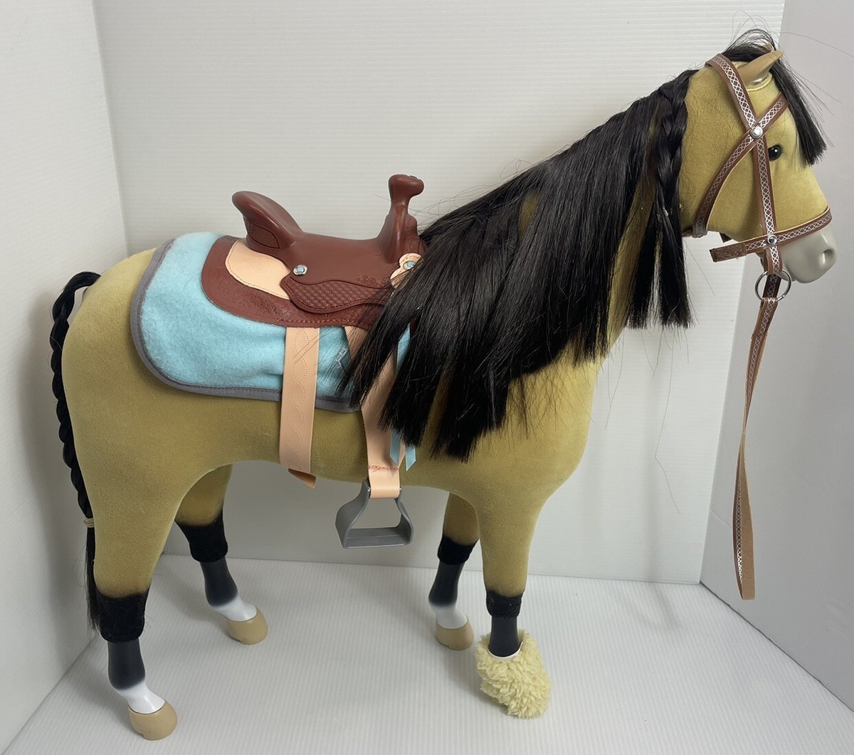 Cheval American Girl 18 Pouces - Palomino Retiré Du Catalogue (2017) - FGG37 - Occasion