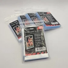 (500-Count) Ultra Pro Easy Grip Sleeves - Tabbed Card Sleeves For Toploaders