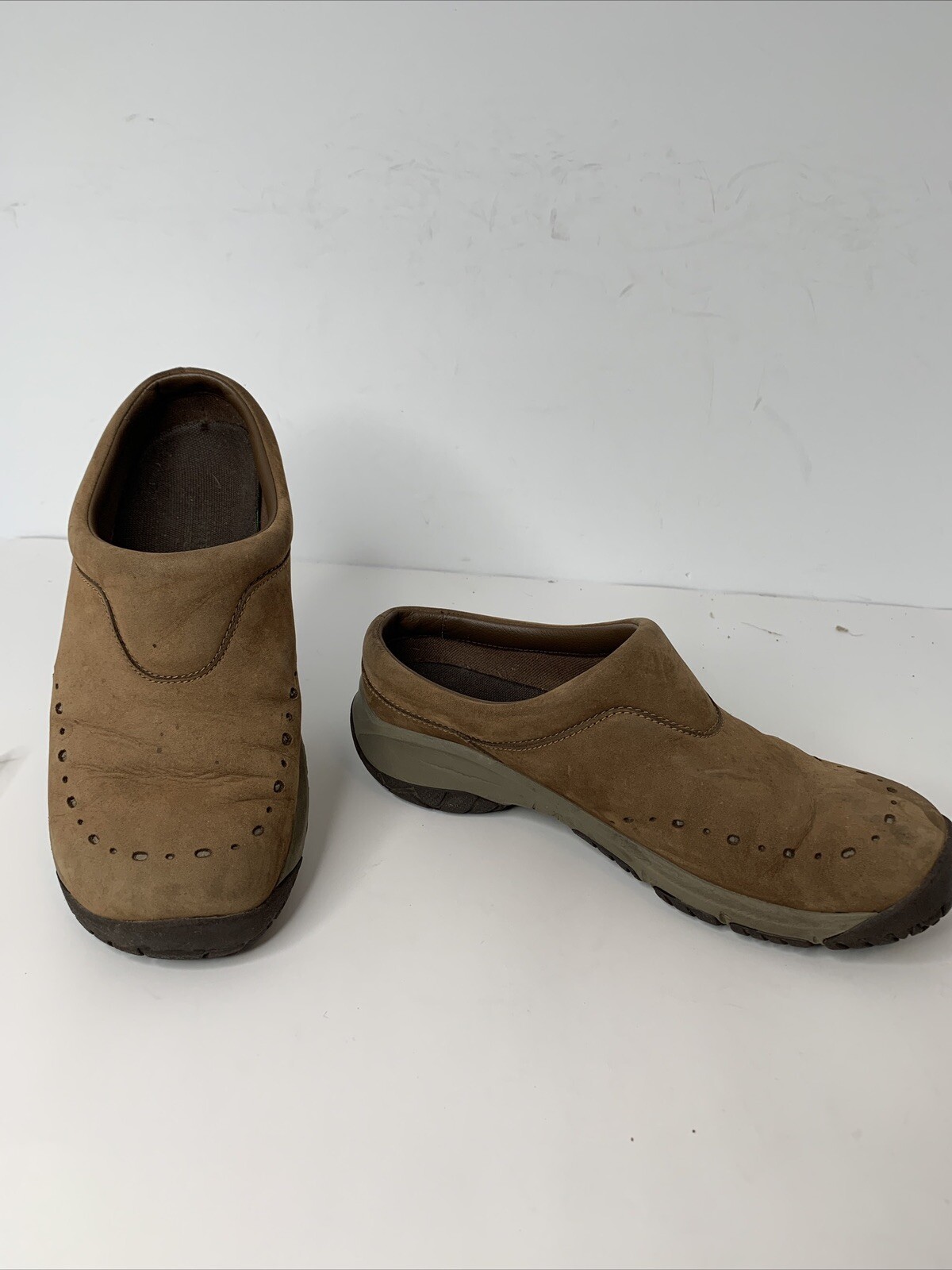 Zoccoli mocassini Merrell Earth in pelle marrone Encore donna 9