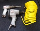 Vintage Alltrade Air Tool Lot / Air Hammer, 3/8” Ratchet, Heavy Duty Wrench
