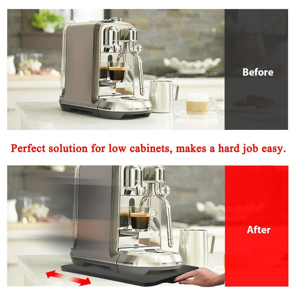 Kitchen Caddy Coffee Maker Sliding Tray, Premium Under