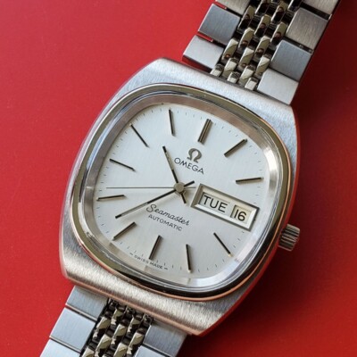 VINTAGE 1979 MEN OMEGA SEAMASTER CAL 1020 SS AUTOMATIC DAY DATE