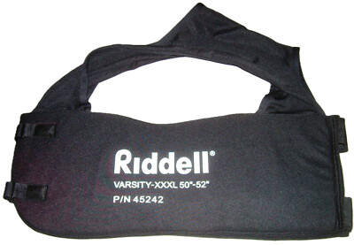 Riddell Varsity Rip Vest, Rippenschutz Weste 3XL, schwarz