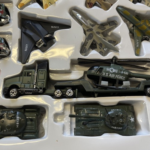 Motor Force,, ��Military Combat Diecast - Set 37 pezzi - Foto 12 di 15
