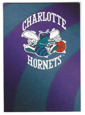 1994-95 NBA Hoops #393 Charlotte Hornets logo card | eBay