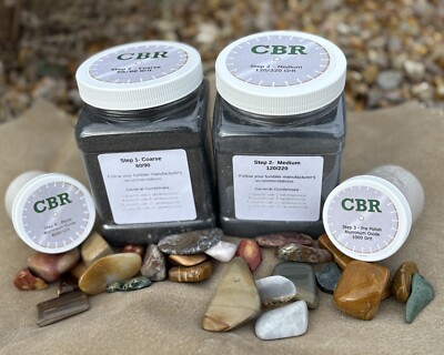 CBR:  Professional 4 Step Tumbling Grit & Polish Kit