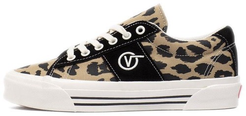 Vans OG Authentic LX Velvet Embroidery Leopard Black x Size 7 New