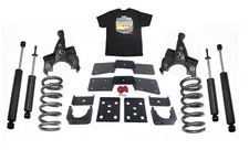 4"/6" Drop Kit Spindles Coils Flip C-Section Fits 1992-98 Chevy Silverado 1500