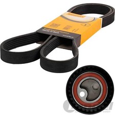 CONTI KEILRIPPENRIEMEN + SPANNROLLE KLIMA passend für BMW 3er E36 E34 Z3 1.8-1.9