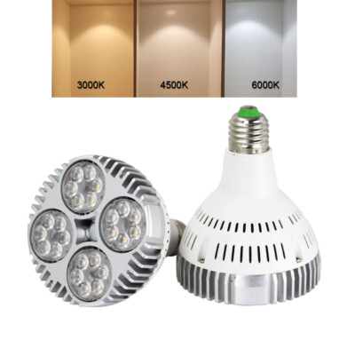 PAR30 LED Bulb E26 E27 35W Warm Natural White Track Lighting Lamp 110-220V Light