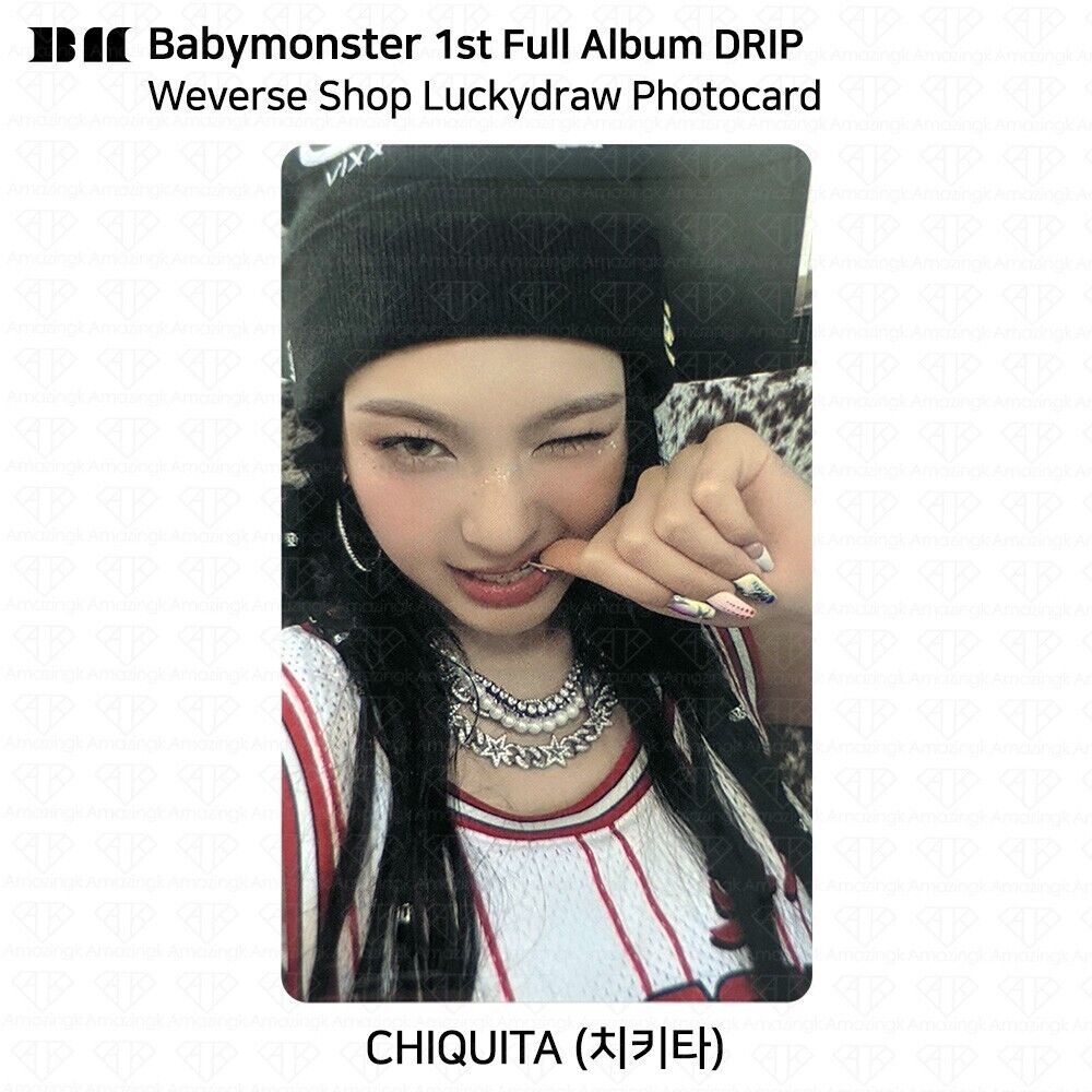 BABYMONSTER 1st Full Album DRIP Lucky Draw Photocard Weverse BABYMONSTER 1st Full Album DRIP Lucky Draw Photocard Weverse