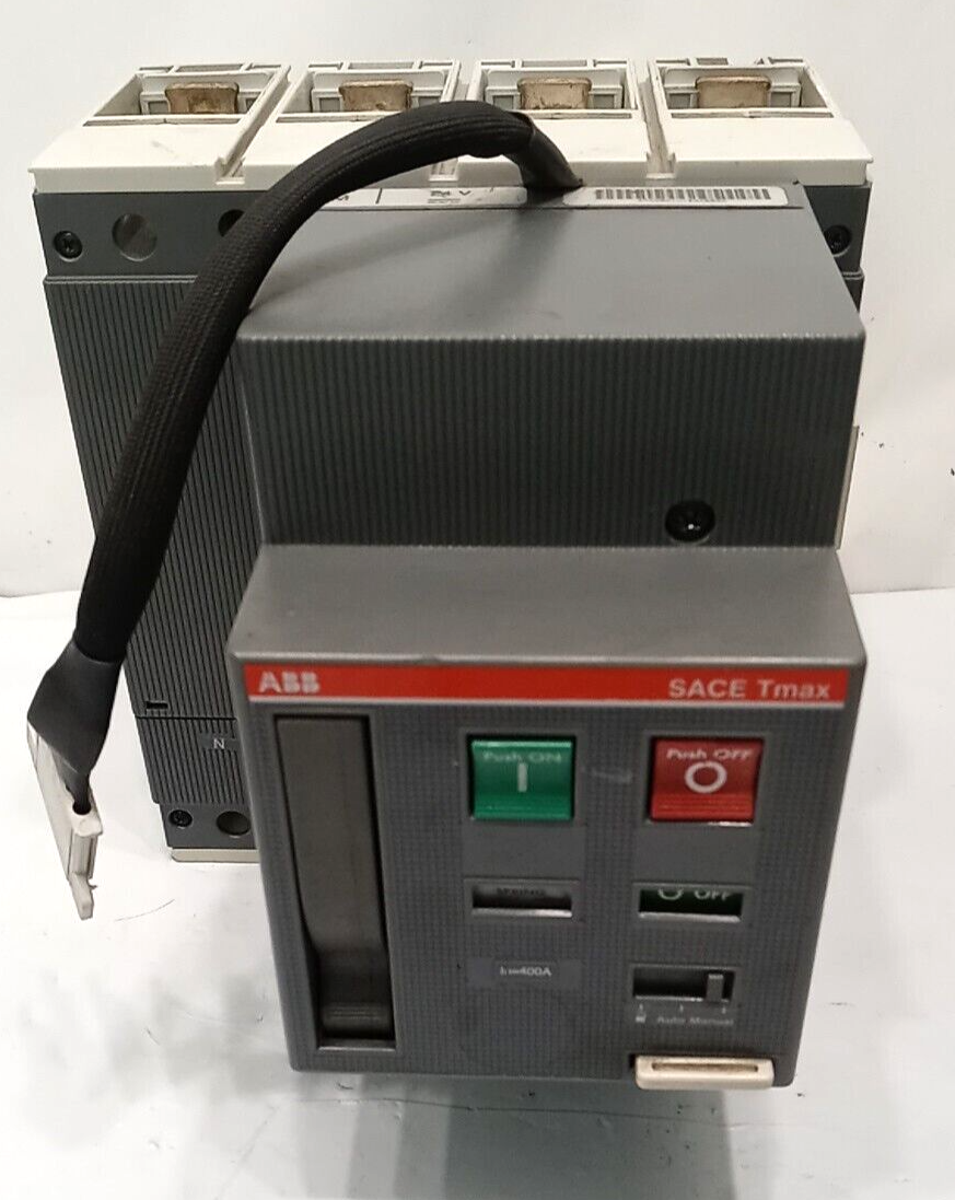 ABB SACE TMAX T5N400TW-4SA BREAKER 4P 400A 24V MOTOR OPERATOR AND 