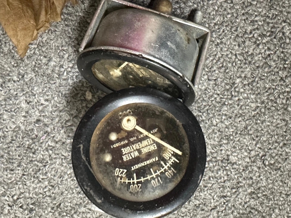 Ford GPW Willy MB Jeep Militar WWll Medidor de Combustível/Gás - NOS, prensa, bateria… - Imagem 4 de 4