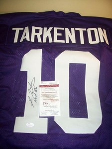 fran tarkenton autographed jersey