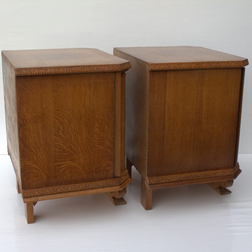 Antique 2 Art Deco Bedside Tables nightstands vanity end tables 1940's home deco - Picture 13 of 19