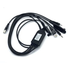 5 in1 USB Programming Cable for Motorola CP200 GP68 GP300 GP328 Plus GP88S GM300