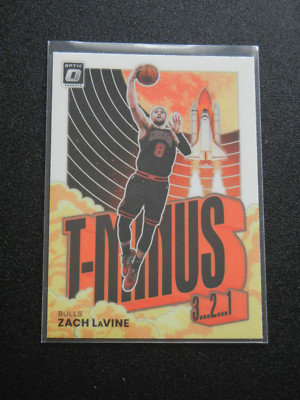 2021-22 Donruss Optic T-Minus 3...2...1 #8 Zach LaVine - Chicago Bulls INSERT