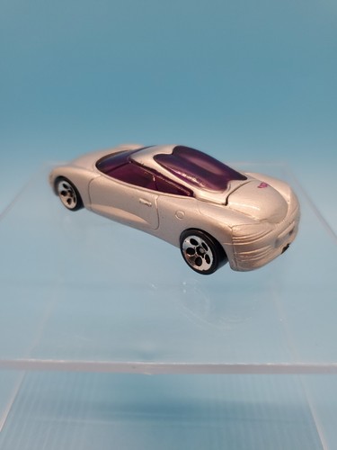 Vintage 1997 Hot Wheels Silver Purple Chrysler Thunderbolt Diecast Car - Picture 8 of 10