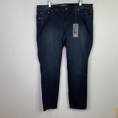 Torrid Premium Stretch Denim Luxe Skinny Jeans Dark Rinse Women Size 20 