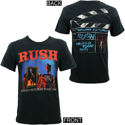 Authentic RUSH Power Windows Tour Slim Fit T-Shirt S M L XL 2XL NEW