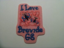 Girl Scout Vintage Patch - I Love Brownie GS 2
