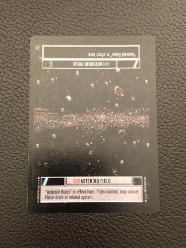 Asteroid Field LS Star Wars CCG SWCCG Dagobah Limited BB Black Border