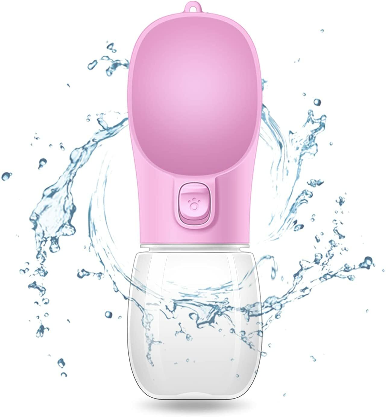 Portable Round Pet Water Bottle hero shot