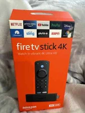 New Amazon Fire TV Stick 4K Streaming Device with Alexa Voice Remote - Black