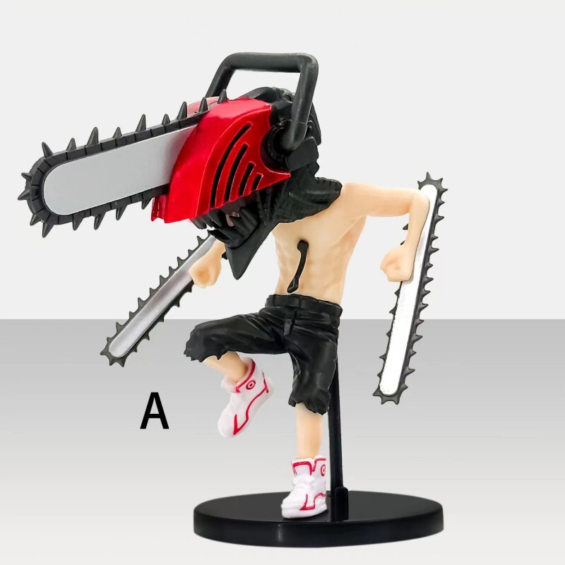 Kit 2 Figuras Chainsaw Man Anime Motosserra Novo Promoção